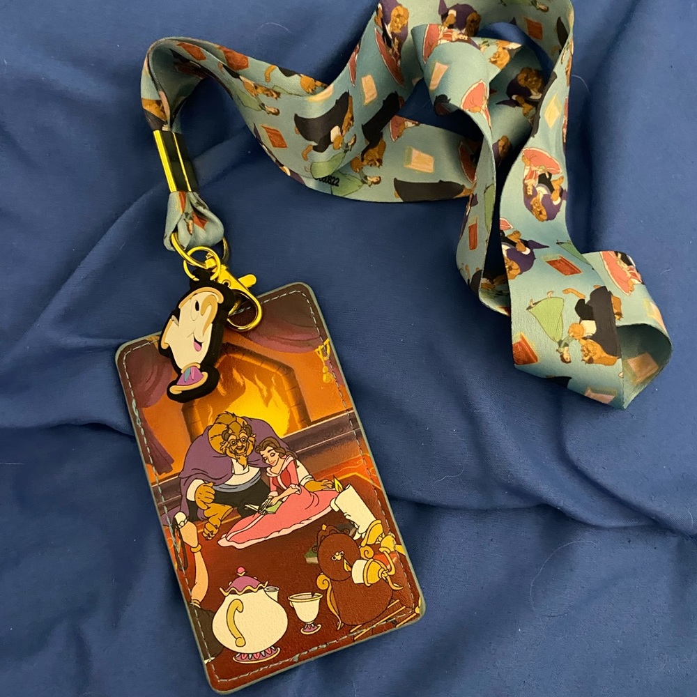 Beauty and Beast lanyard